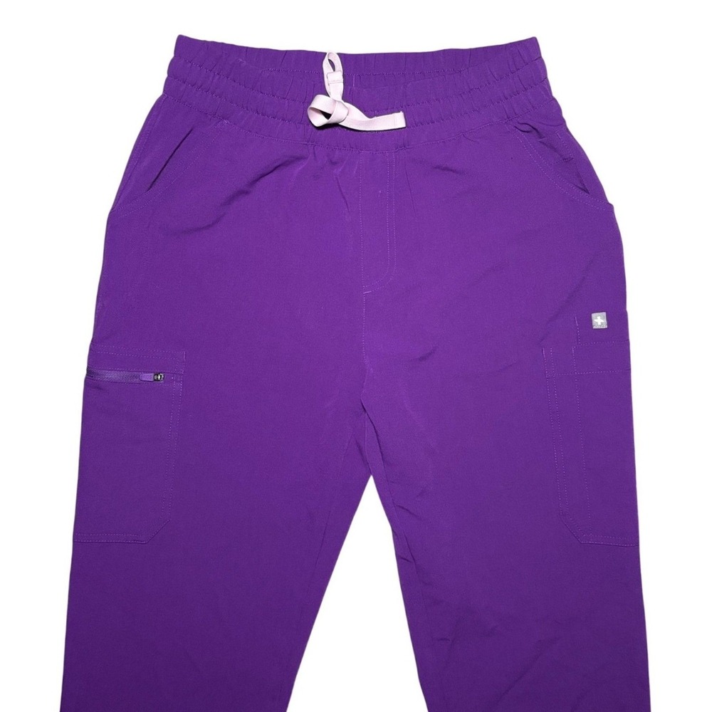 FIGS Yola Magic Purple Healthcare Skinny Scrub Pants Womens Size Small - Picture 2 of 8